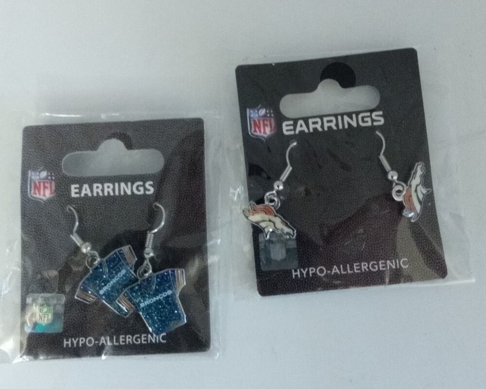 Denver Broncos NFL Set of 2 Earrings